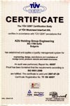 ISO 9001: 2000 Certificate