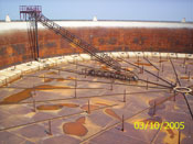 Floating Roof of tank 50000 m3, Palouge, Sudan