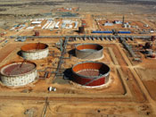 Общ изглед на Централна преработваща станция, Ал-Джабалин, Судан, 4 х 52 000 м3