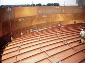 Molasses Tanks, floating roof, Germany