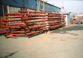 Production of pipe elements for construction at Munich Airport, production plant Chomutov, Czech Republic 2