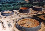 Tanks with double bottom and double shell, Fohburg, Germany