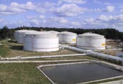 Tank farm, Cerekvice, Czechia